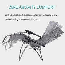 IIPOSAQQ Heavy Duty Zero Chairs Garden Outdoor Patio Sunloungers Folding Chairs Outdoor Camping Chair for Outdoors Camping Chair with Neck Cushion Support 200 Kg