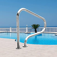 Pool Handrail Handle Grab Rails Swimming Pool Rail Pool Railing Handrail Swimming Pool Hand Rail 1Pcs,Pool Stair Rail,Perfect Handle Pool Grab Ladder for Inground Pool (Color : Thick 1.5mm)