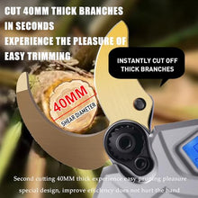 DYKKLKQ 3-in-1 Pole Saw & Pruning Shears Combo Kit 6 Inch Mini Chainsaw for Tree Trimming Cordless Secateurs with Extension 2 Battery Trimmer Limb Branch Cutter Pruner Scissors