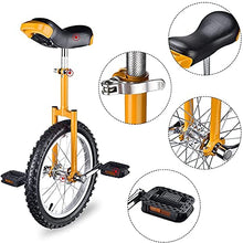 JINCAN 16-Inch Unicycle with Comfortable Saddle and Anti-Skid Tires