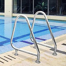MSHOSAC Pool Safety Handrails Pool Handrails Swimming Pool Grab Rail with 4ft Blue Anti-uv Grip Cover 330lbspacity Pool Handrails Rustproof Pool Stair Railing Ergonomics Cur