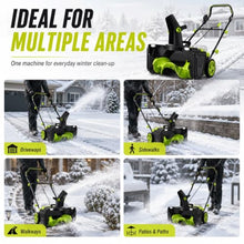 Propelled Snow Blower Handpush, Battery Powered Snow Blower