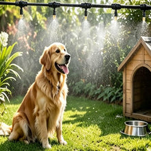 Fvmsse Automatic Misting System for Cooling Pets, Custom Hose Length