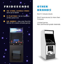 Creative Outdoor Distributor Stand-Up Arcade Machine 2-Player 60 Games with Fridge & Stools
