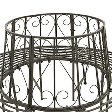 RJPLMFV Steel Tree Bench 27.6" Inner Diameter