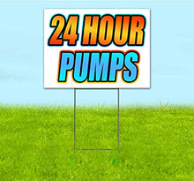 TampaPrinting 24 Hour Yard Sign (18" x 24") with Metal Step Stake