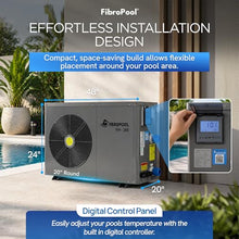 FibroPool Pool Heat Pump - 55,000 BTU Electric - FH255 - Titanium