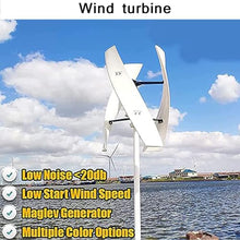 5000W 3 Blades Wind Power Turbine Generator,Maglev Vertical Wind Generator with Controller 12V 24V 48V 220V for Home Or Camping,48V