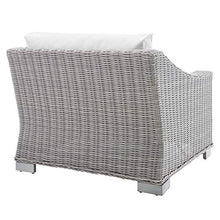 America Luxury - Outdoor Modern Rattan Lounge Chair White