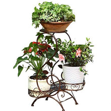 MIIKHI Plant standFlower Stand Tiered Classic Plant Stand Decorative Garden Patio Standing Plant Flower Pot Shelf Display Shelf Holds Flower Pot with