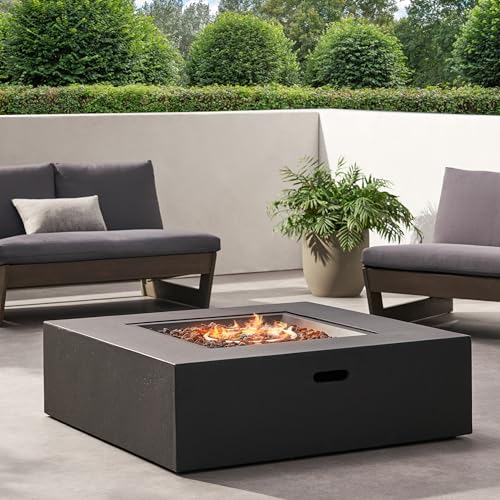 FammyLoft 40" Propane Fire Pit Table, 50000 BTU, Propane Tank Not Included