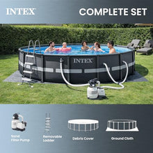 INTEX Ultra XTR 16ft x 48in Round Above Ground Swimming Pool Set w/ Pump