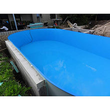 Planet Pool Steel Wall Pool Oval 600 x 320 x 150 cm Steel 0.8 mm White Film 0.6 mm Blue Hanging Piping