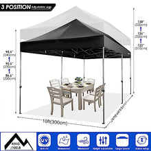 COBIZI 10x20 Heavy Duty Pop Up Canopy Tent with Sidewalls, Easy Up Canopy