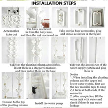 Hydroponic Tower Growing Sytem, Indoor Grow System with Grow Lights and Stands, Soilless Cultivation Grow Tower, 45 Holes Aeroponics Growing Kit