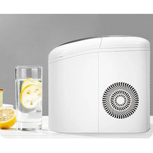 XXGDCOLP Ice Maker Home Milk Tea Shop Commercial Bar Round Outdoor Portable Mini Cubes