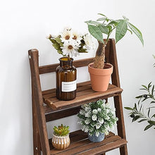 Plant Stand Indoor 3 Tier Wood Outdoor Tiered Stands Shelf For Multiple Plants Potted Ladder Plant Holder Table Plant Pot Stand For Garden Balcony Living Room Flower Stand Retro Display Rack