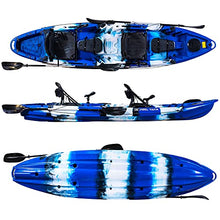 Reel Yaks Tandem Fishing Angler Kayak 12.5’ Blue