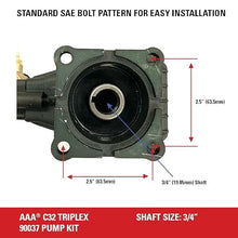 AAA 3700 PSI 2.5 GPM Horizontal Replacement Pressure Washer Pump Kit, 90037