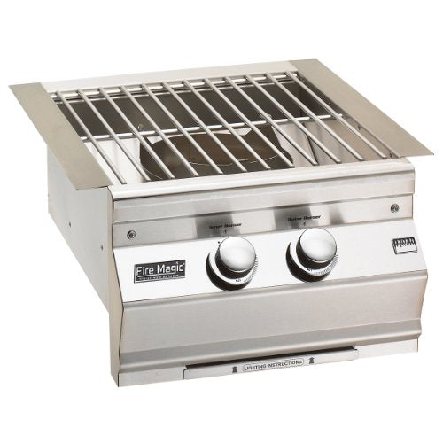 Fire Magic Natural Gas Built-in Power Burner With Porcelain Cast Iron Grid