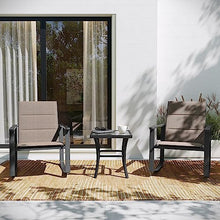 Flash Furniture Rocking Chair Bistro Set, Brown/Black, 3-Piece Set