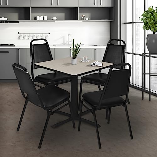 Regency Cain 42" Square Breakroom Table Maple