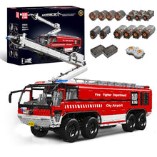Mould King Airport Rescue Vehicle Building Set 6653 Pieces with Motor/APP Remote Control