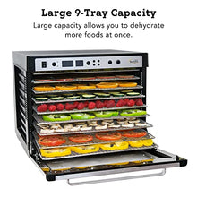 Tribest Sedona SDC-S101-B Supreme Commercial Electric Food Dehydrator Black
