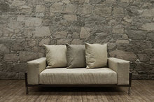 Solis Patio Nubis Deep Seated Loveseat Cream/Grey/Black/Silver/Natural/Gold