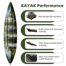 ProMaintain Fishing Kayak 13FT Green Camo