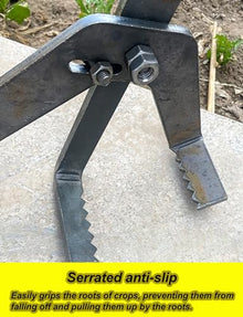 Large Size Sapling Puller, Lever Puller Tool Removes Posts Stumps Roots And Saplings In Multiple Sizes(Wooden-handled)