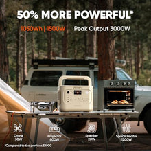 Jackery Explorer 1000 v2 Portable Power Station,1070Wh,1500W (Dune White)