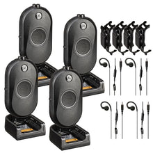 Motorola Solutions CLP1080e 8-Channel Two-Way UHF Business Radio 4-Pack Black