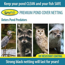 EasyPro NR201F Premium Pond & Garden Cover Netting, 3/8" X 20' X 100'