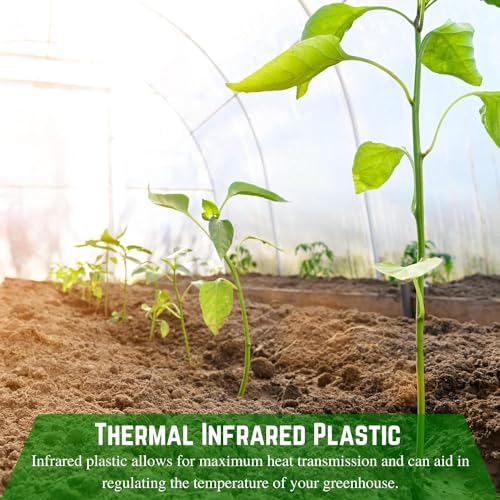 Farm Plastic Supply Clear Coolmax Greenhouse Plastic Sheeting 6 Mil 40' x 100'