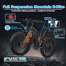 E·Bycco Dual 1000W Motors 2000W Electric Bike for Adults, 35MPH 48V 23Ah Battery Electric Bicycle, Full Suspension 26"*4.0 Fat Tire Hydraulic Disc Brake, Beach Off-Road Mountain E-Bike for Men EB7Pro Blue/2000W/Dual Motor