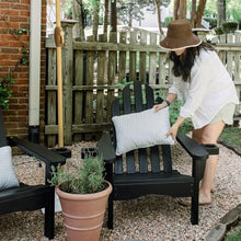Amish Casual Heavy Duty Treated Wood Adirondack Chairs (Set of 2) - All Weather Handcrafted Wooden Outdoor Patio Chairs for Lawn, Porch, Deck & Fire Pit (Semi Solid White Stain, with Cupholders)