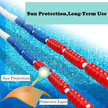 GFLPSQIA Adjustable Pool Divider Rope Float, Swimming Pool Lane Rope Safety Divider for Indoor and Outdoor Swimming, Safety and Float Kit(L 164 FT)