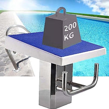 XQZMZSCP Pool Diving Boards, Non-Slip Swimming Pool Diving Platform with Stainless Steel Base, Pool one Step Diving Starting Block for Competition