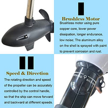 HQHAOTWU Thrust Electric Outboard Motor 240lbs Trolling Engine for Saltwater Boats