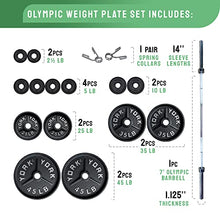 York Barbell Deep Dish Olympic Weight Plate Set