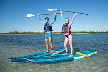 Sea Eagle Longboard LB11 Inflatable Paddleboard Blue/Yellow/Turquoise