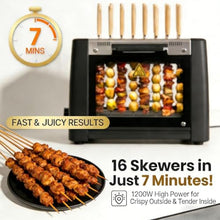 360° Auto-Rotating Electric Kebab Grill with 32 Skewers,Smokeless Indooroutdoor Bbq with Timer