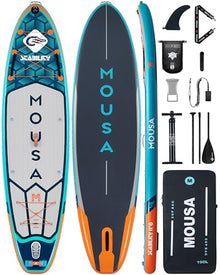 Mousa Inflatable Stand Up Paddle Board Orange