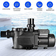 3HP Pump, Universal Super Speed Pump For Above Ground, In-Ground Swimming Pools, Kid Pools Pump, Easy Assembly, Easy Installation, US SUPPLY