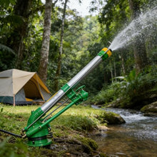 YXINHONGYUE Large Area Agricultural Irrigation Spray Gun 360° Rotary Spray Garden Irrigation Impact Sprinkler Equipped with 8 Nozzles for Farmland and Orchard