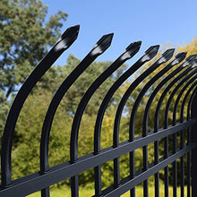 ALEKO 8-Panel Steel Security Fencing Kit Curved Top