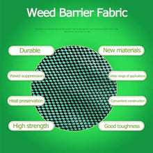 DUAYENDUS Folded Ground Cover Membrane,Weed Membrane, Weed Barrier Fabric Weed Control Membrane Garden Landscaping Fabric Geotextile Weed Barrier Fabric for Garden(1.52x152m/5x500ft)