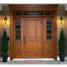 GOALPLUS 23 Inch Large Dusk to Dawn Outdoor Porch Lights for Garage, 2 Pack Bronze Wall Lantern with Photocell Sensor, Exterior Wall Light Fixture with Seeded Glass for House, Aluminium