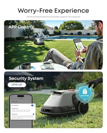 eufy Robot Lawn Mower E15, Auto Mapping, Pure Vision Navigation